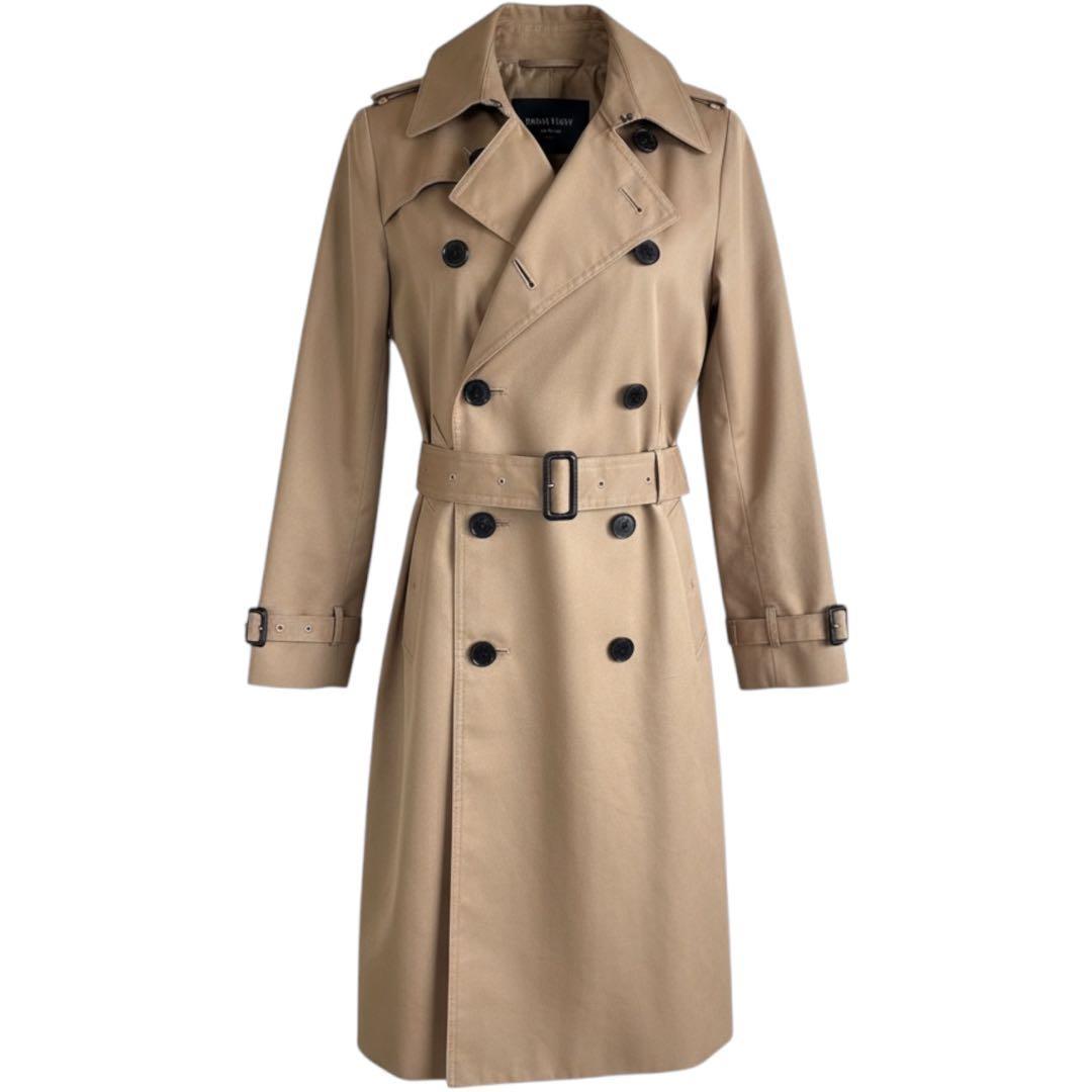 HYKE TYPE1 トレンチコート 名品⭐️ライナー付 上質ベージュ S 極美品