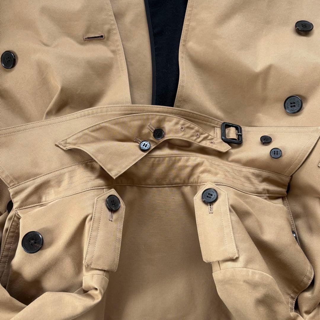 HYKE TYPE1 トレンチコート 名品⭐️ライナー付 上質ベージュ S 極美品