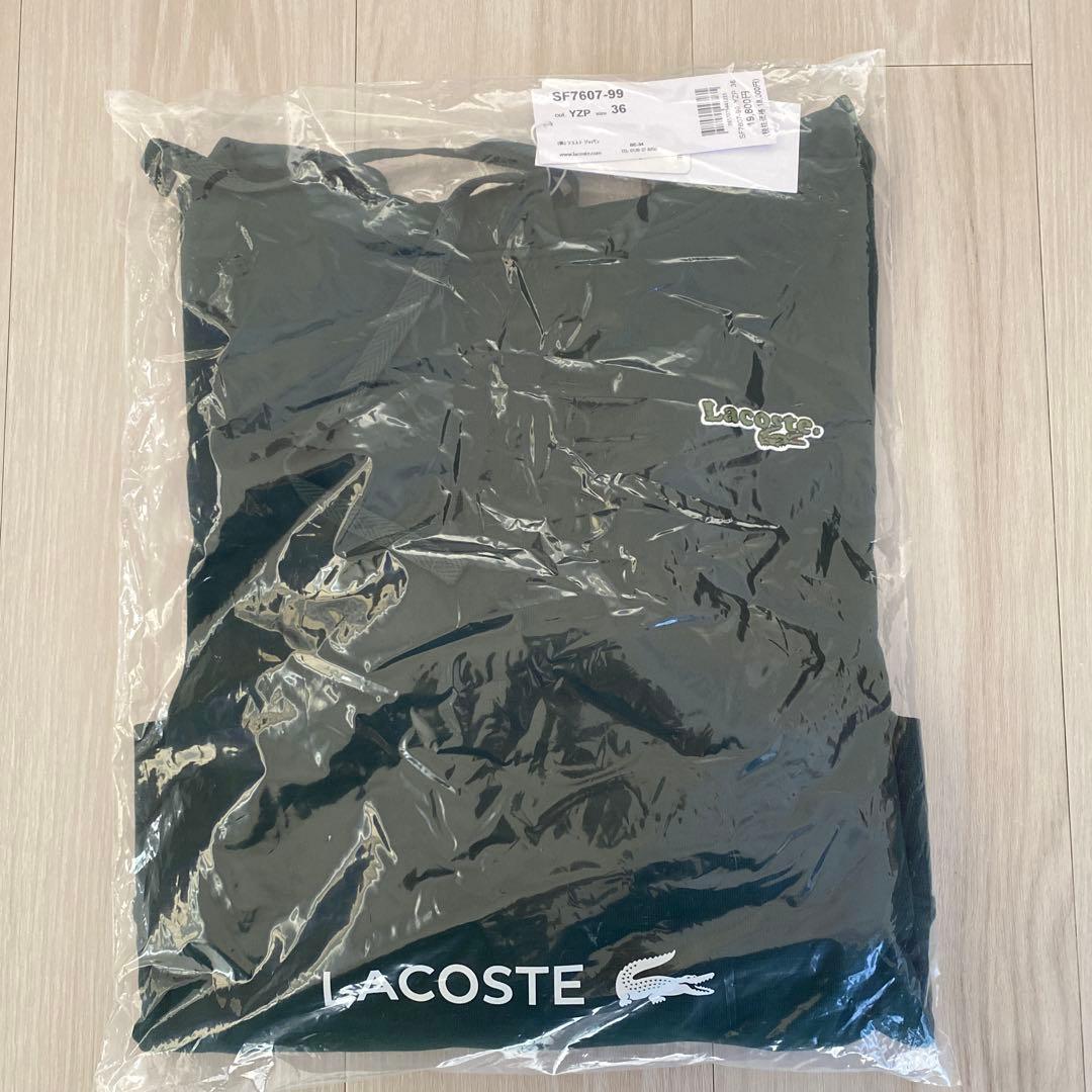 専用　ラコステ　ネーム＆ワニロゴパッチスウェットフーディー