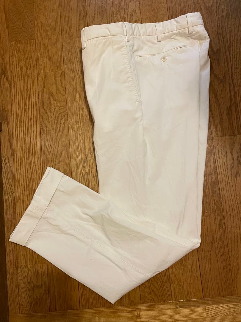 INCOTEXインコテックス　チノスラックス48ホワイト