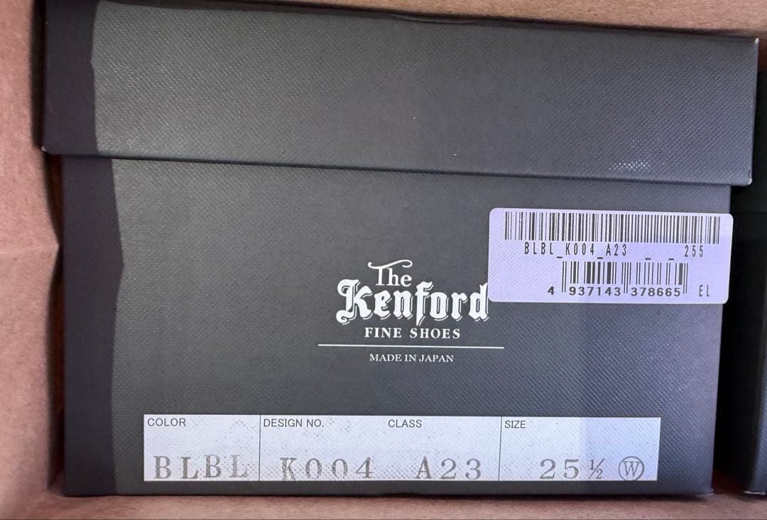 靴 kenford EMBOSSED LOAFERS BLACK PAISLEY