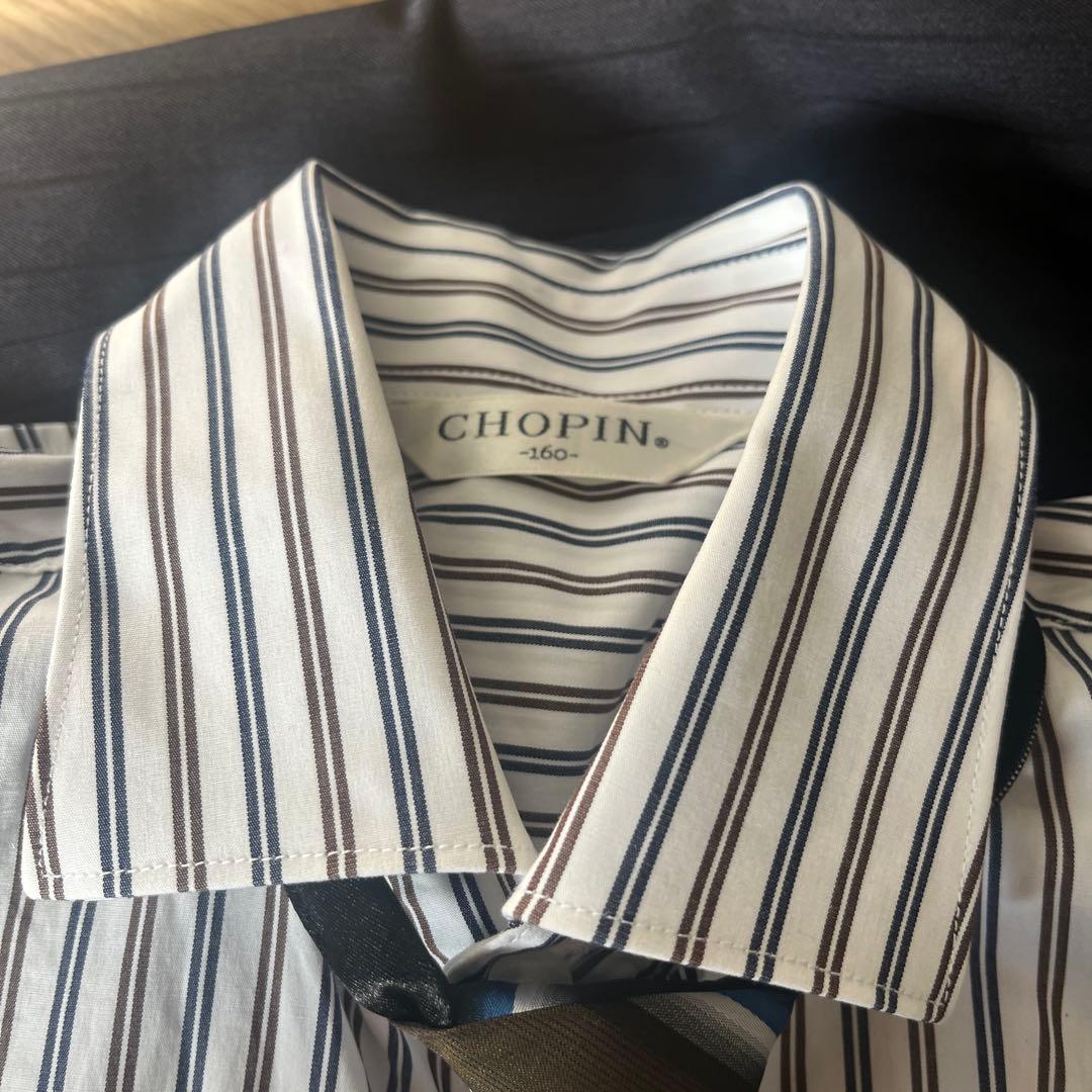 ネイビー スーツ・ベストセット シャツ・ネクタイ付き　卒業式男子　160