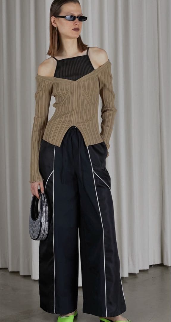 【未使用に近い美品】PRANK PROJECT サテントラックパンツ