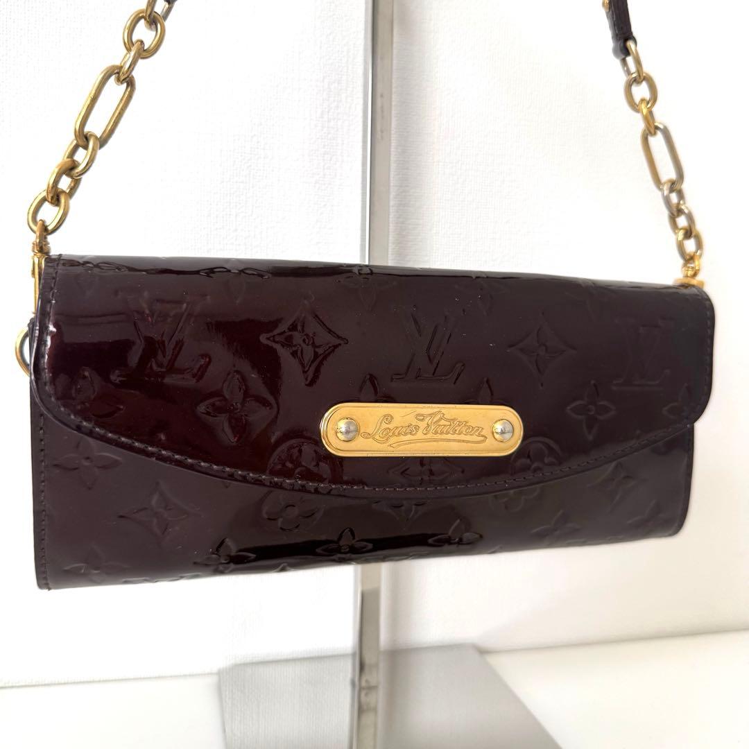 ルイヴィトン　ヴェルニ　クラッチバック　サンセット・ブルーバード