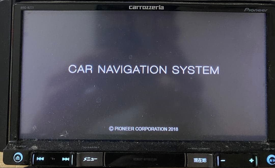 カロッツェリア AVIC-RZ77 2018年