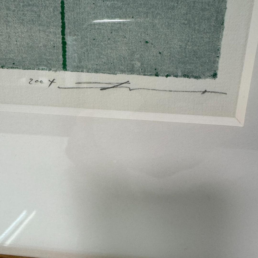 ★黒木周氏　リトグラフ　Partition14　13/20　額サイズ44×52