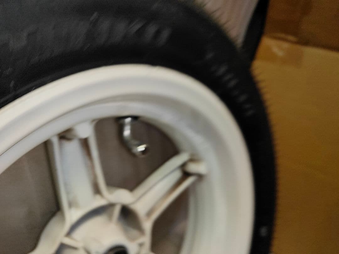 専用 4型5型 シグナスX 純正前後ホイール 希少なホワイトホイール のみ