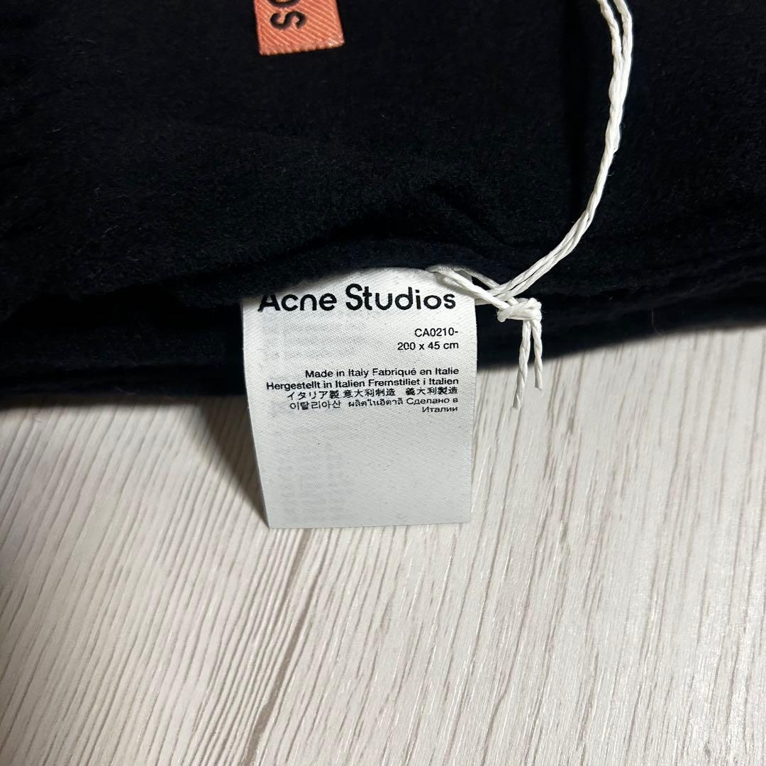 【値下げ中】Acne Studios ブラック マフラー