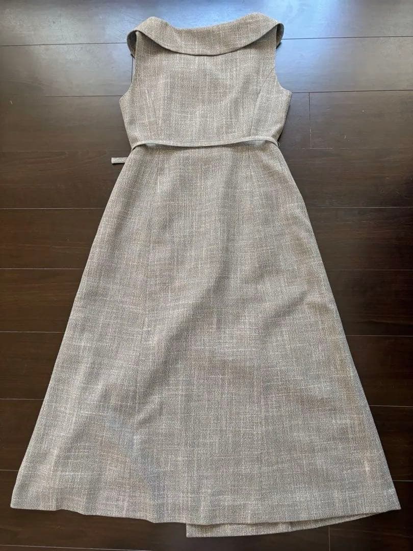 ANAYI ポリツイルオフショルワンピース