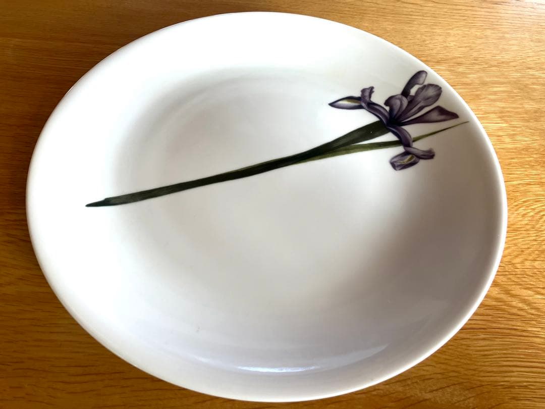 花柄陶器大皿6枚セット