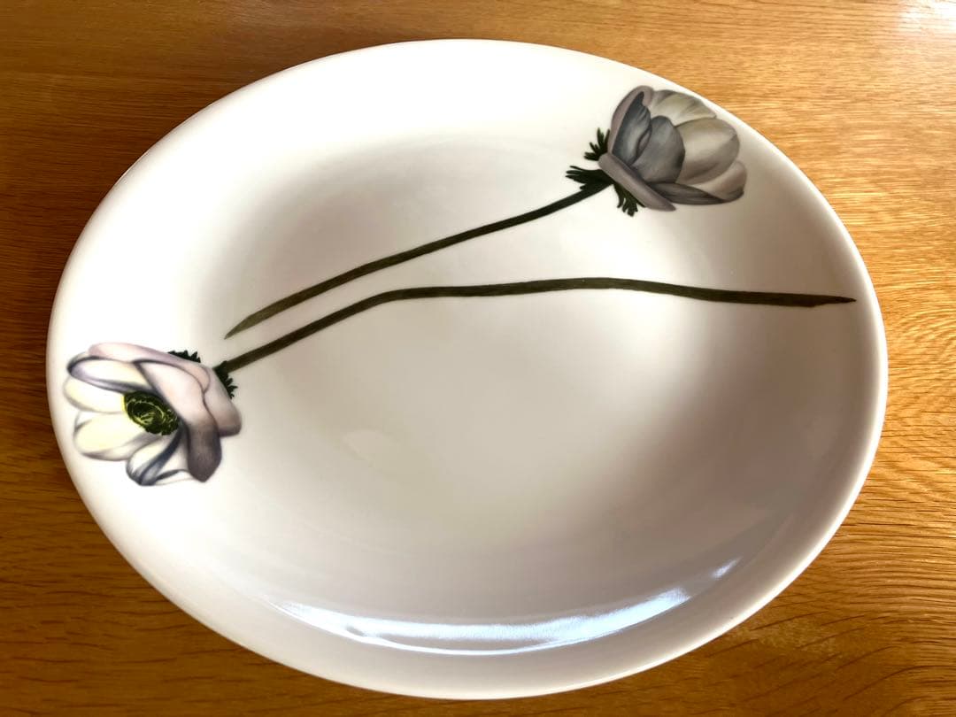 花柄陶器大皿6枚セット