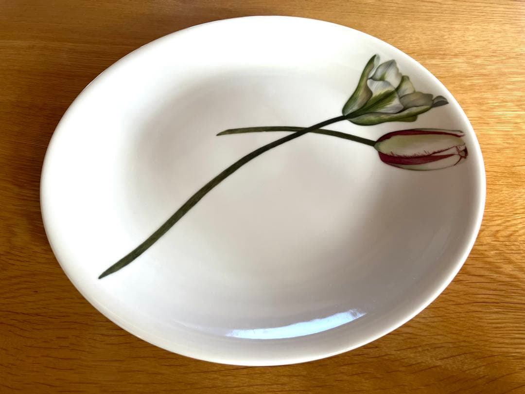 花柄陶器大皿6枚セット