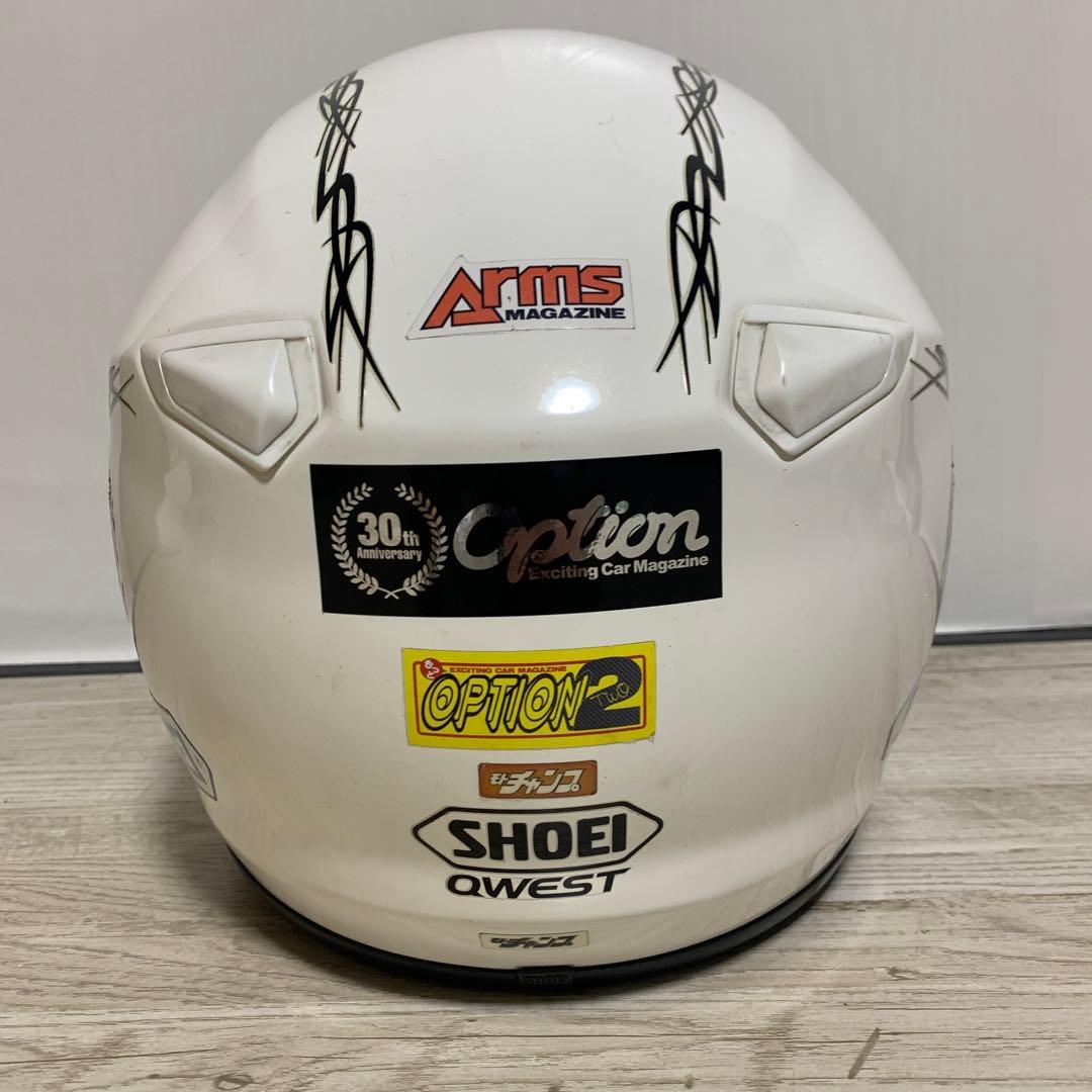 SHOEI フルフェイスヘルメット ホワイト QWEST クエスト(XL)