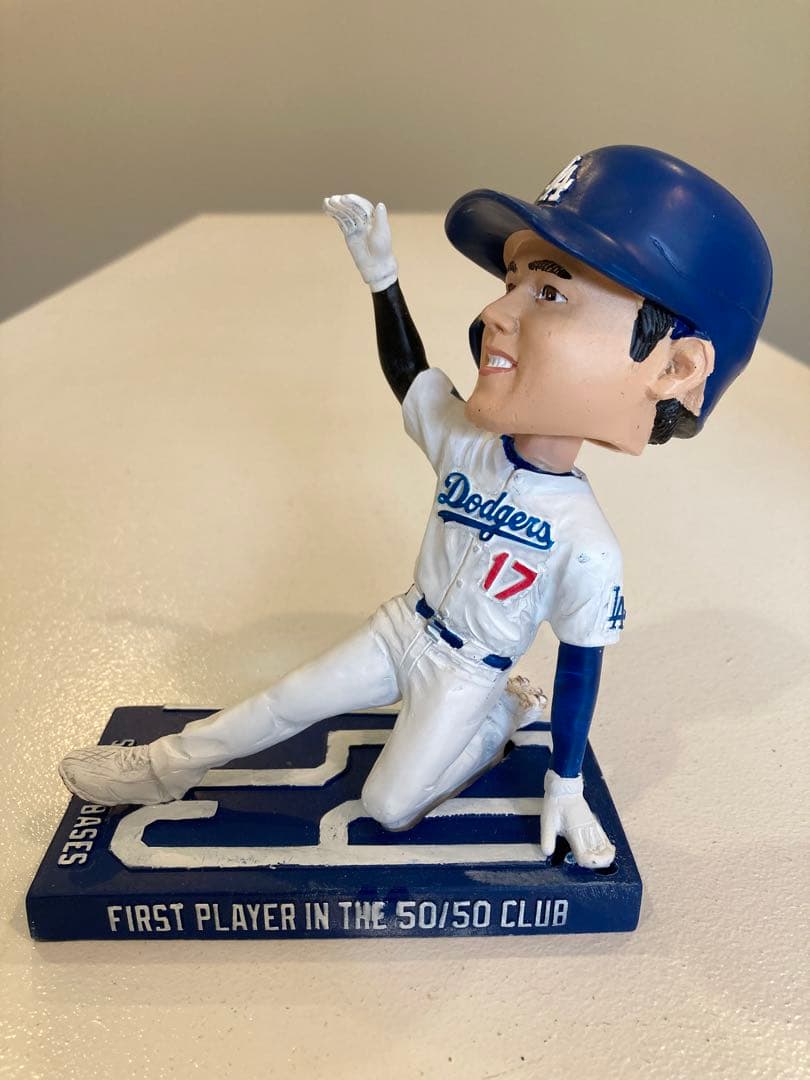 大谷翔平　50-50 ボブルヘッド　球場配布パンフレット付き