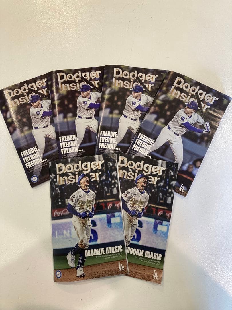 大谷翔平　50-50 ボブルヘッド　球場配布パンフレット付き