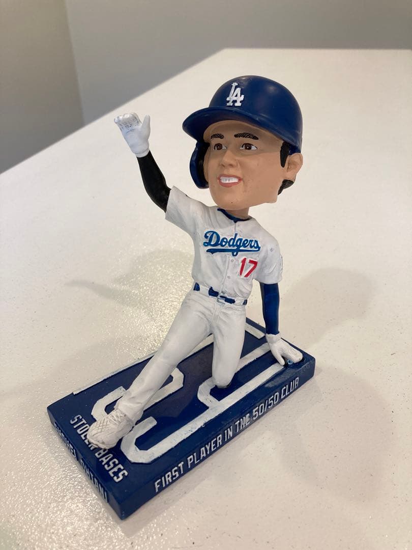 大谷翔平　50-50 ボブルヘッド　球場配布パンフレット付き