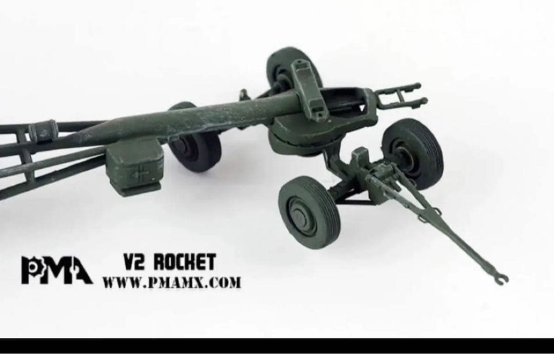 A）PMA製 WWⅡ ドイツ軍V2ロケット弾道ミサイル　1/72 完成品模型