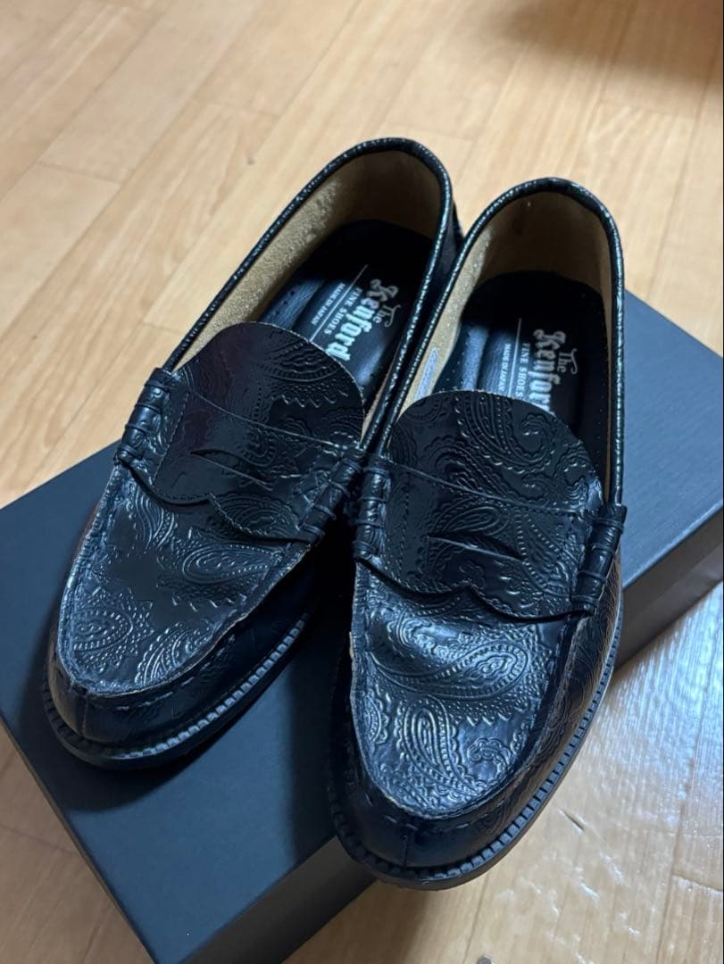 Kenford ケンフォード ローファー ペイズリー