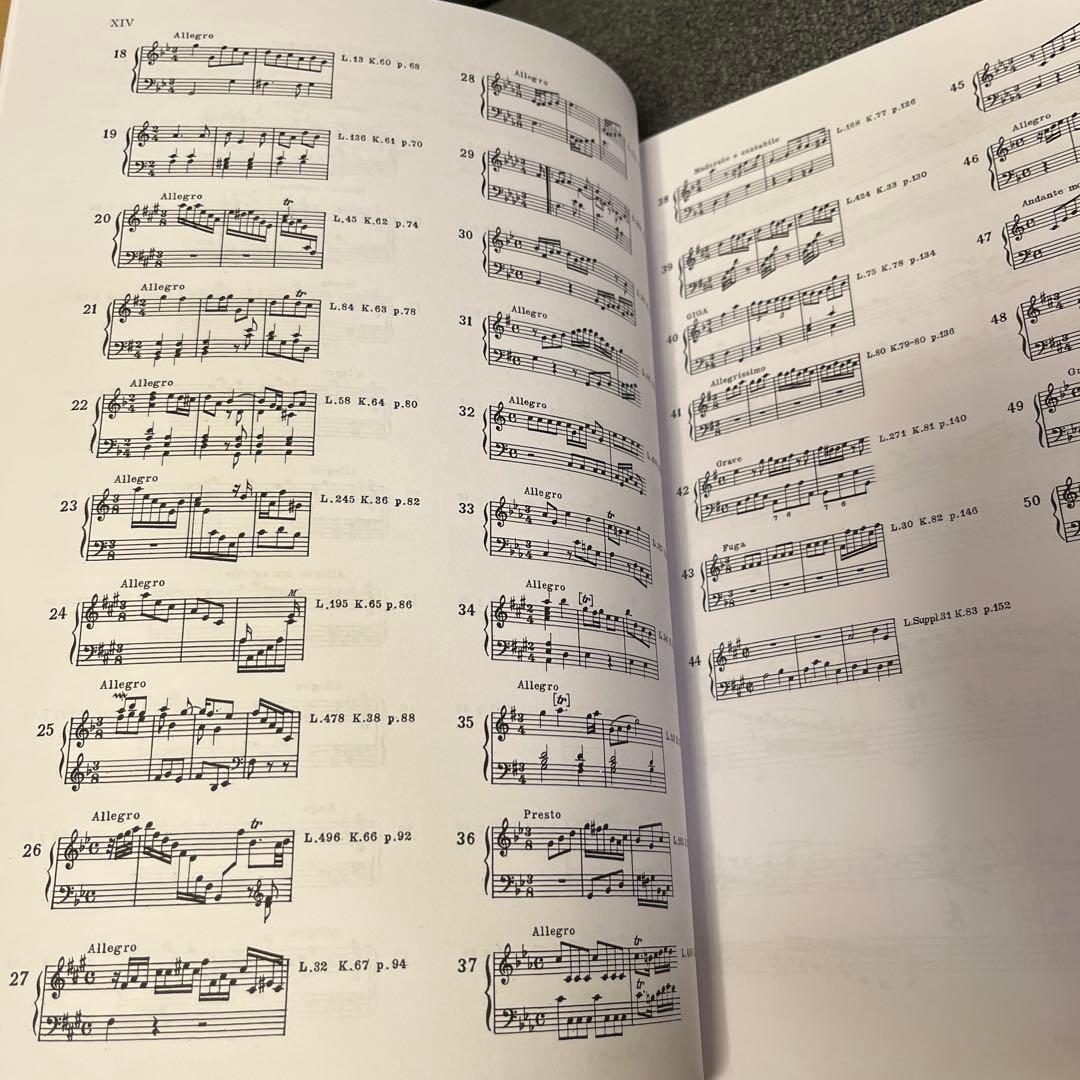 Scarlatti Sonate per clavicembalo 1巻