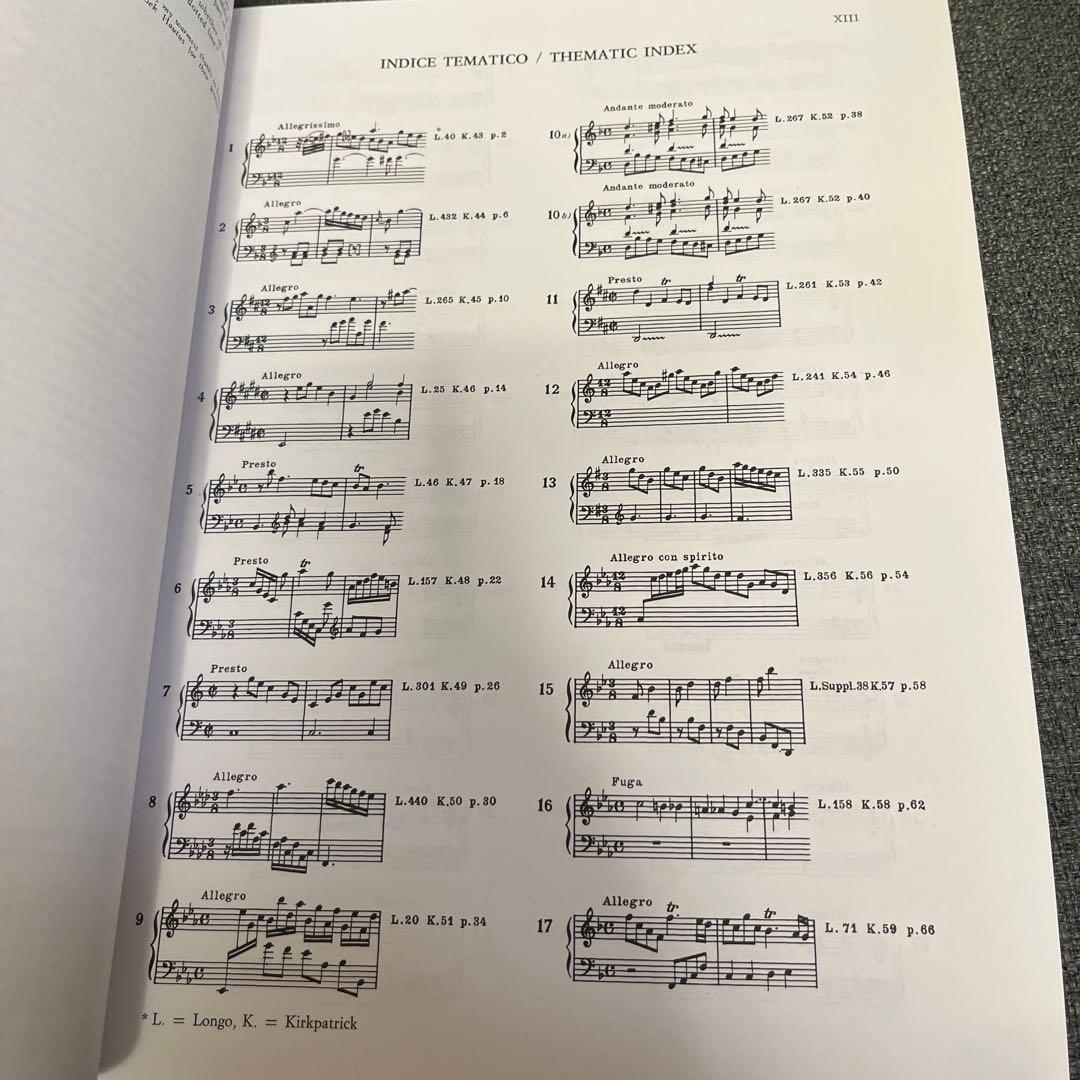 Scarlatti Sonate per clavicembalo 1巻