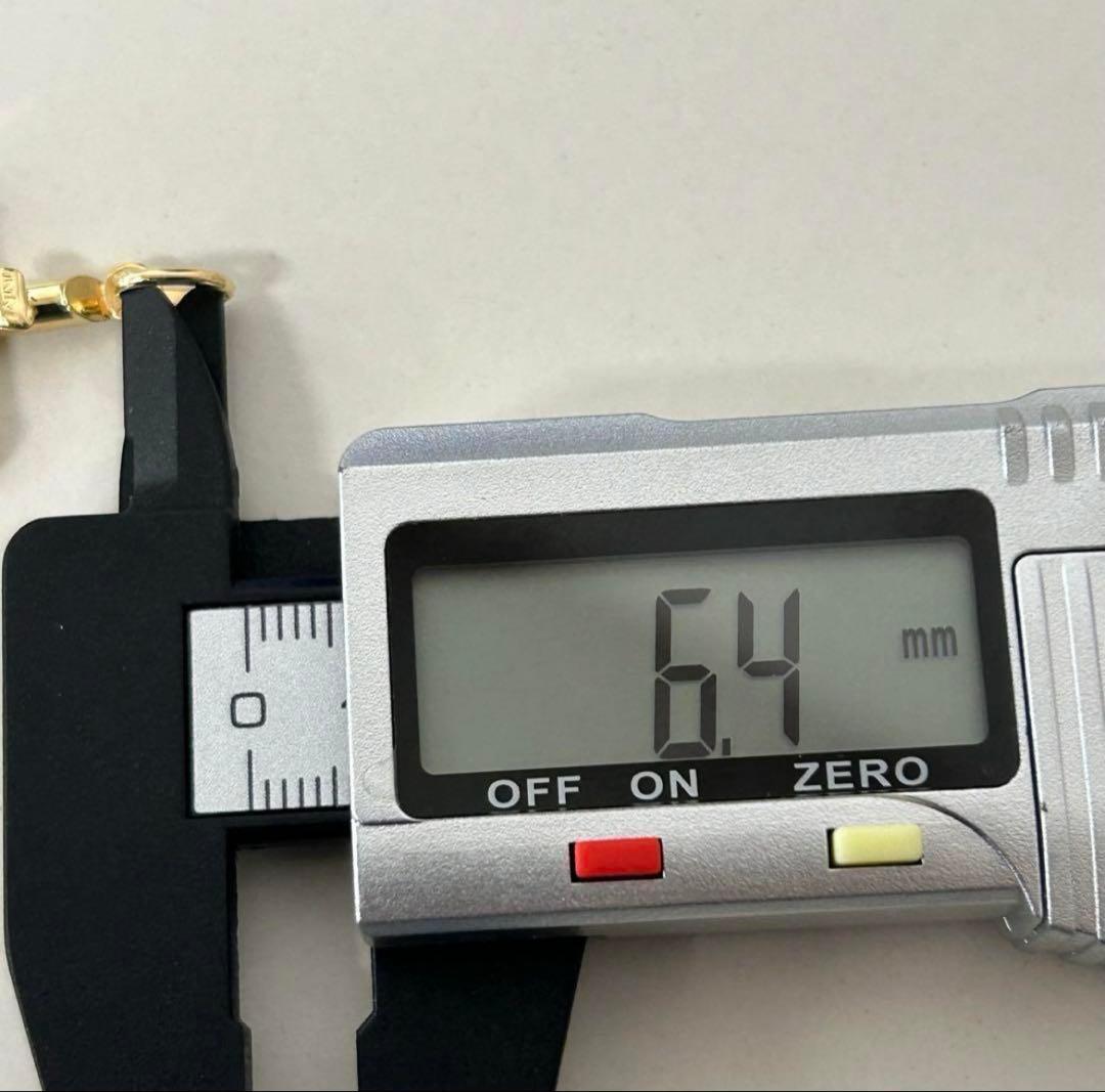 K18 18金 750 クロストップ キリスト 十字架 INRI