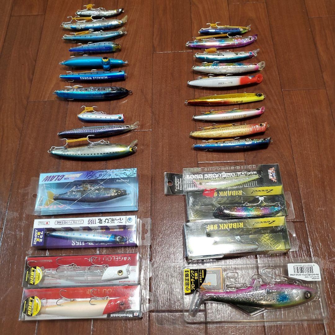 バラ売り不可　価格交渉有　シーバス　ルアー　整理品　中古　画像で判断下さい。