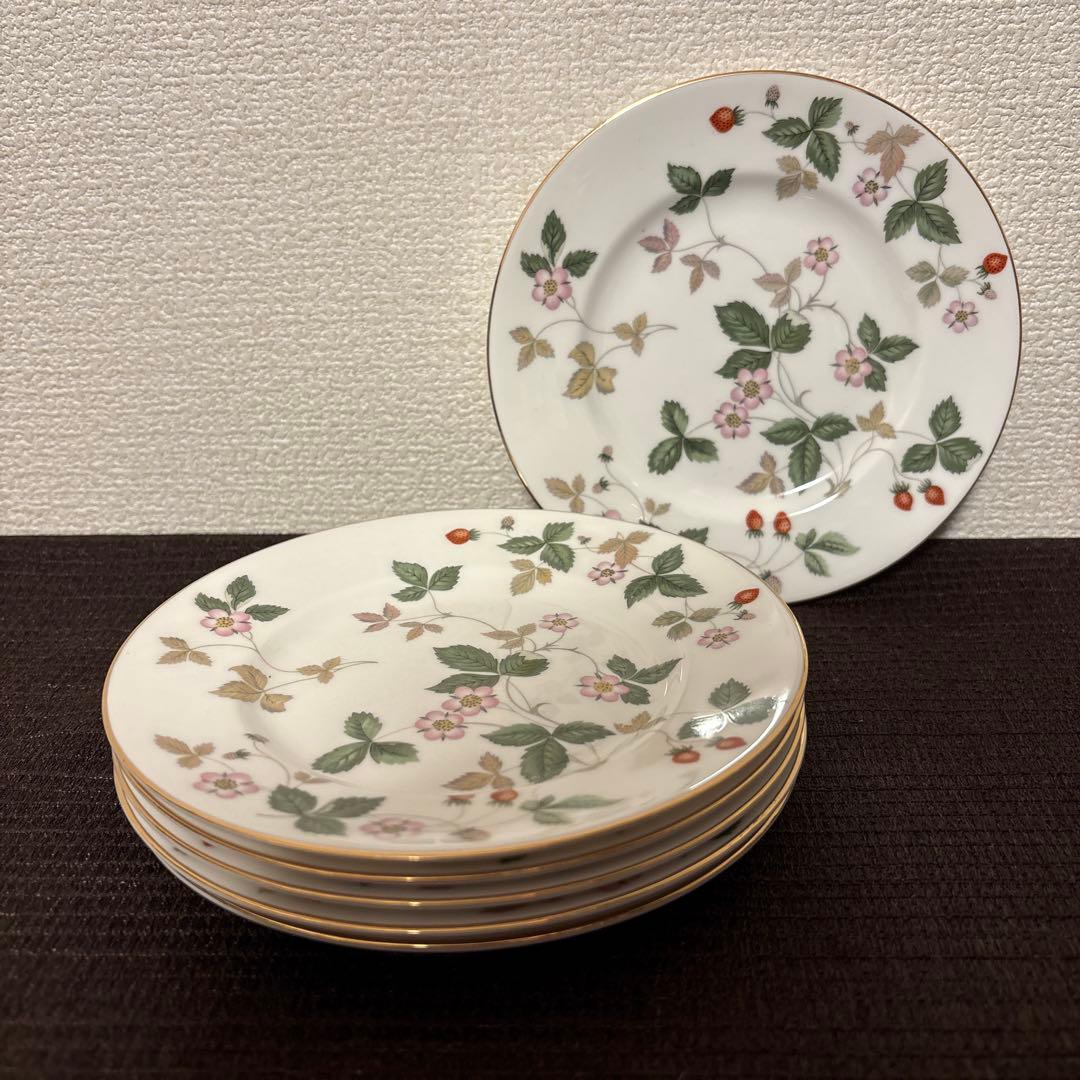 ウェッジウッド　ワイルドストロベリー　デザートプレート　15.5cm