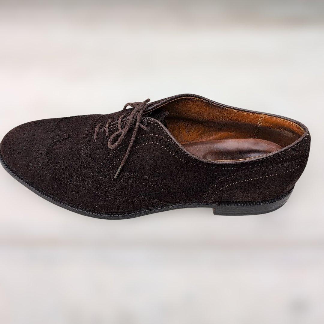 ALDEN オールデン スエード ウィングチップ ブラウン USA製 11D