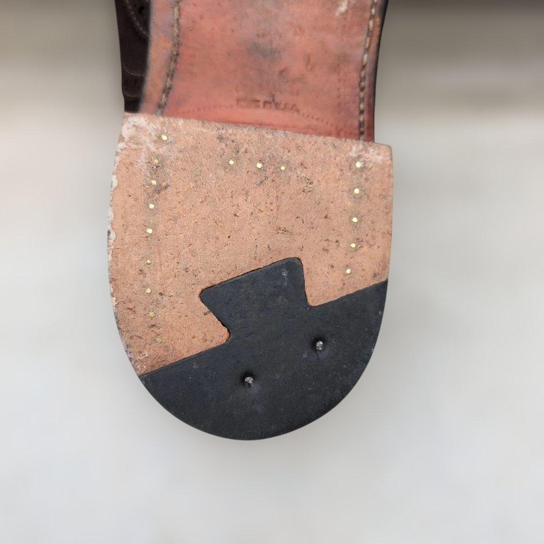 ALDEN オールデン スエード ウィングチップ ブラウン USA製 11D