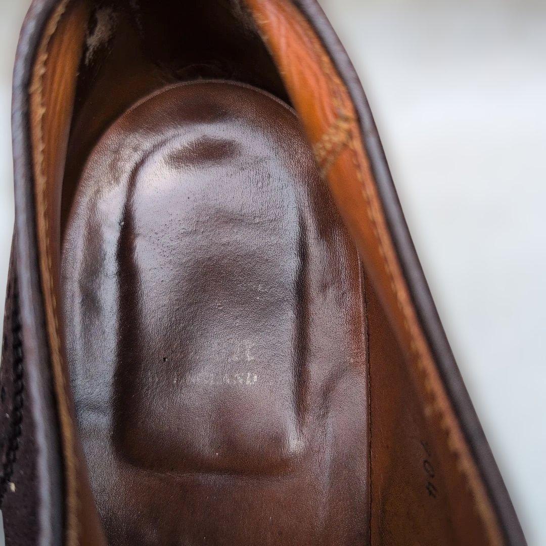 ALDEN オールデン スエード ウィングチップ ブラウン USA製 11D