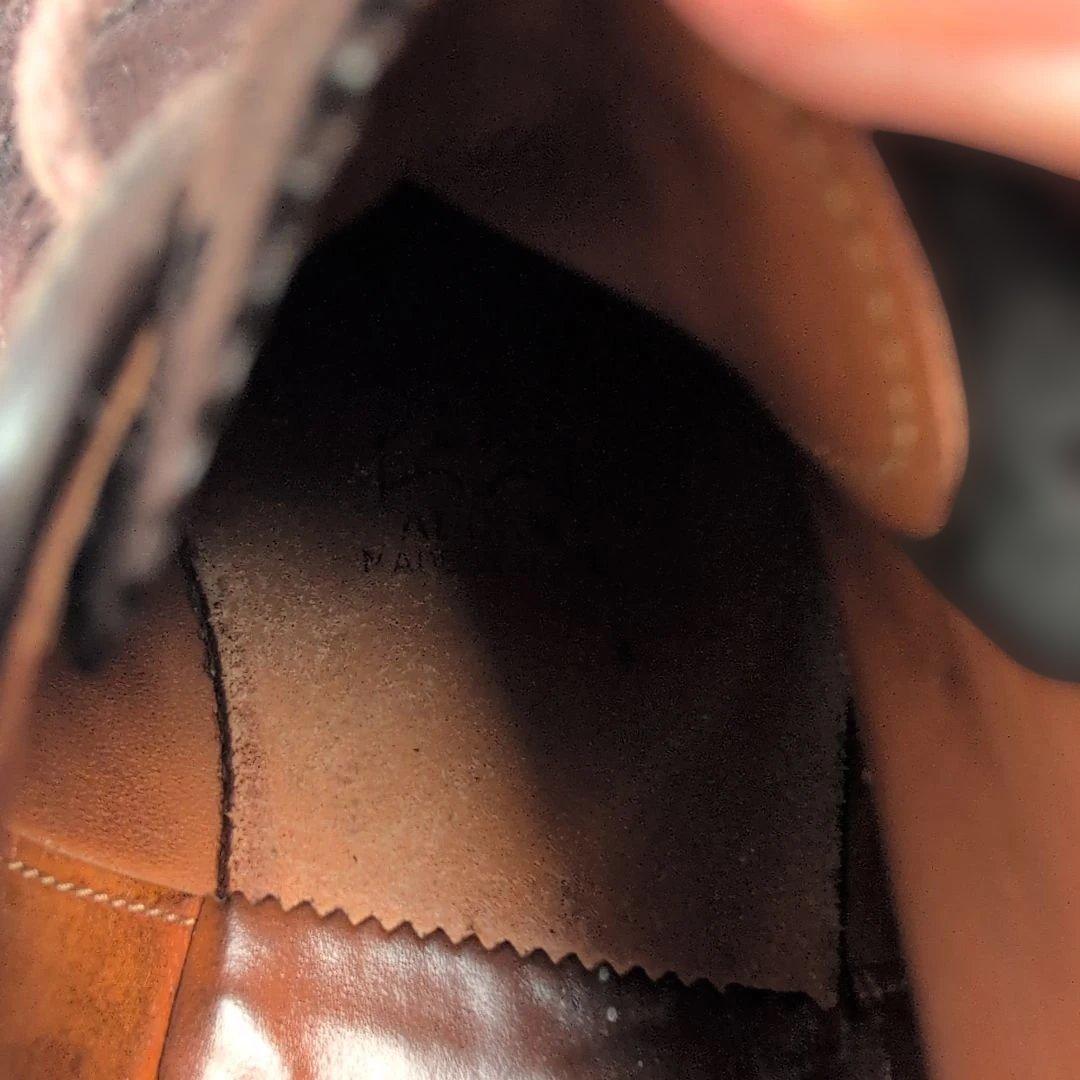 ALDEN オールデン スエード ウィングチップ ブラウン USA製 11D