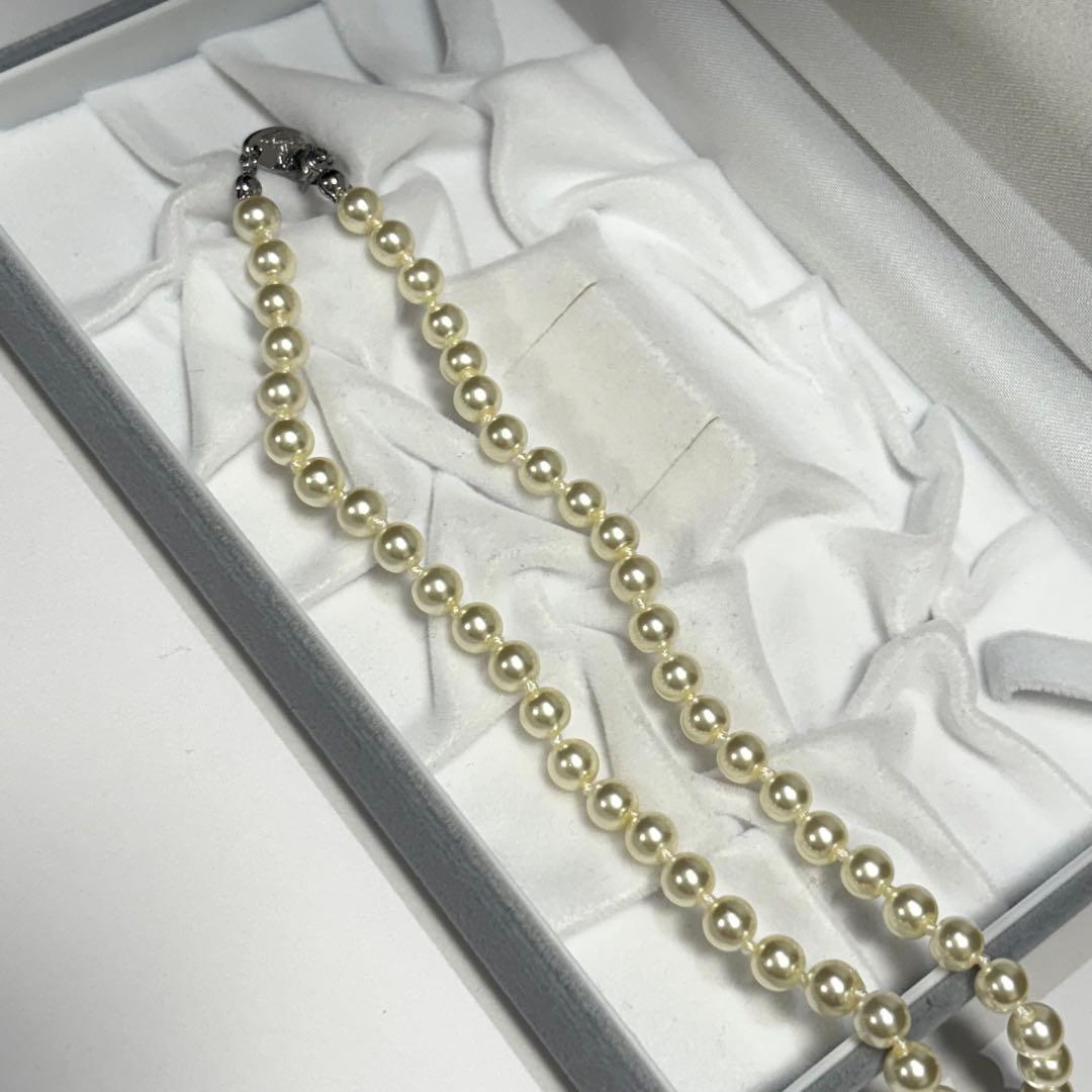 未使用級　正規品　ヴィヴィアンウエストウッド　パールネックレス　オーブ　長さ39