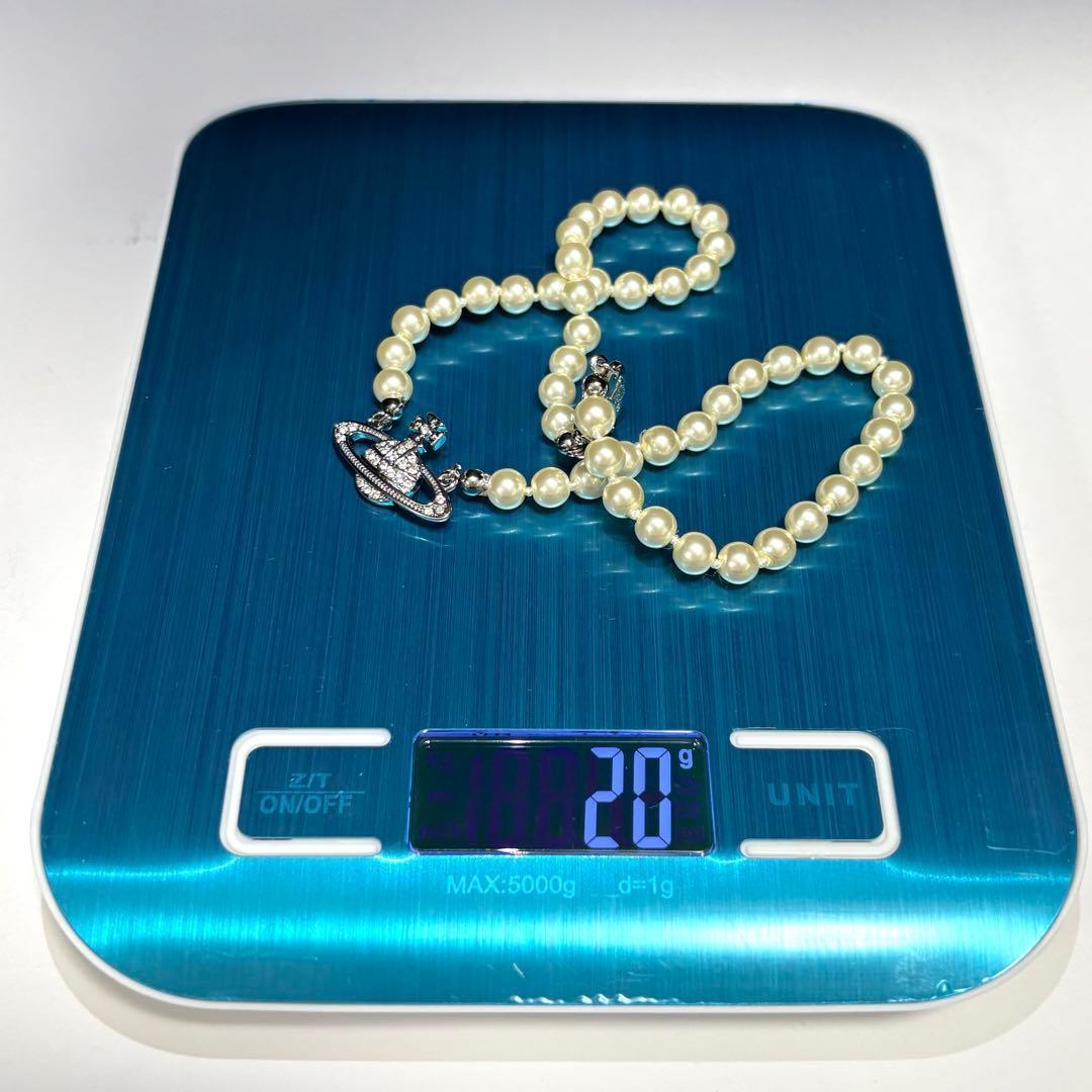 未使用級　正規品　ヴィヴィアンウエストウッド　パールネックレス　オーブ　長さ39