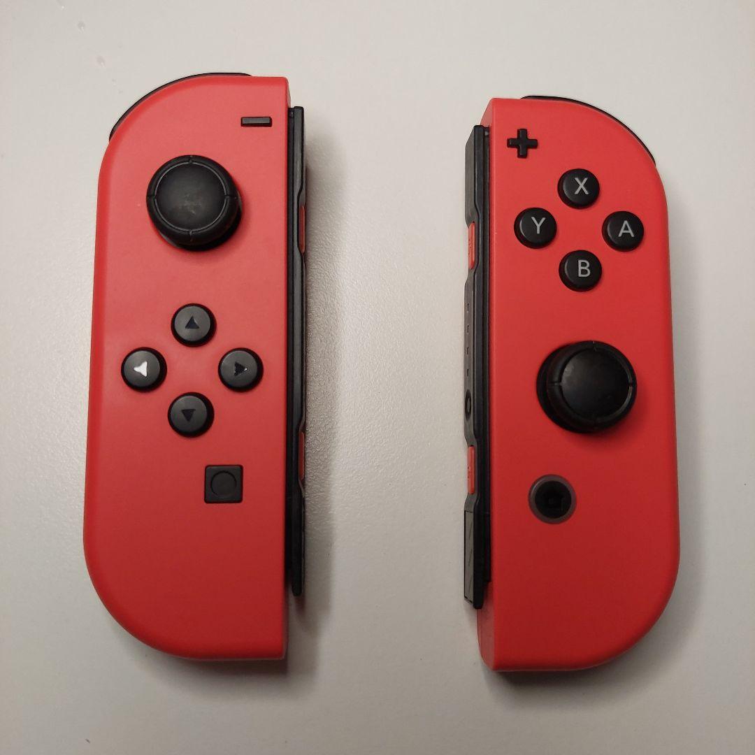 Switch本体 マリオレッド ジョイコン 付属品のみ