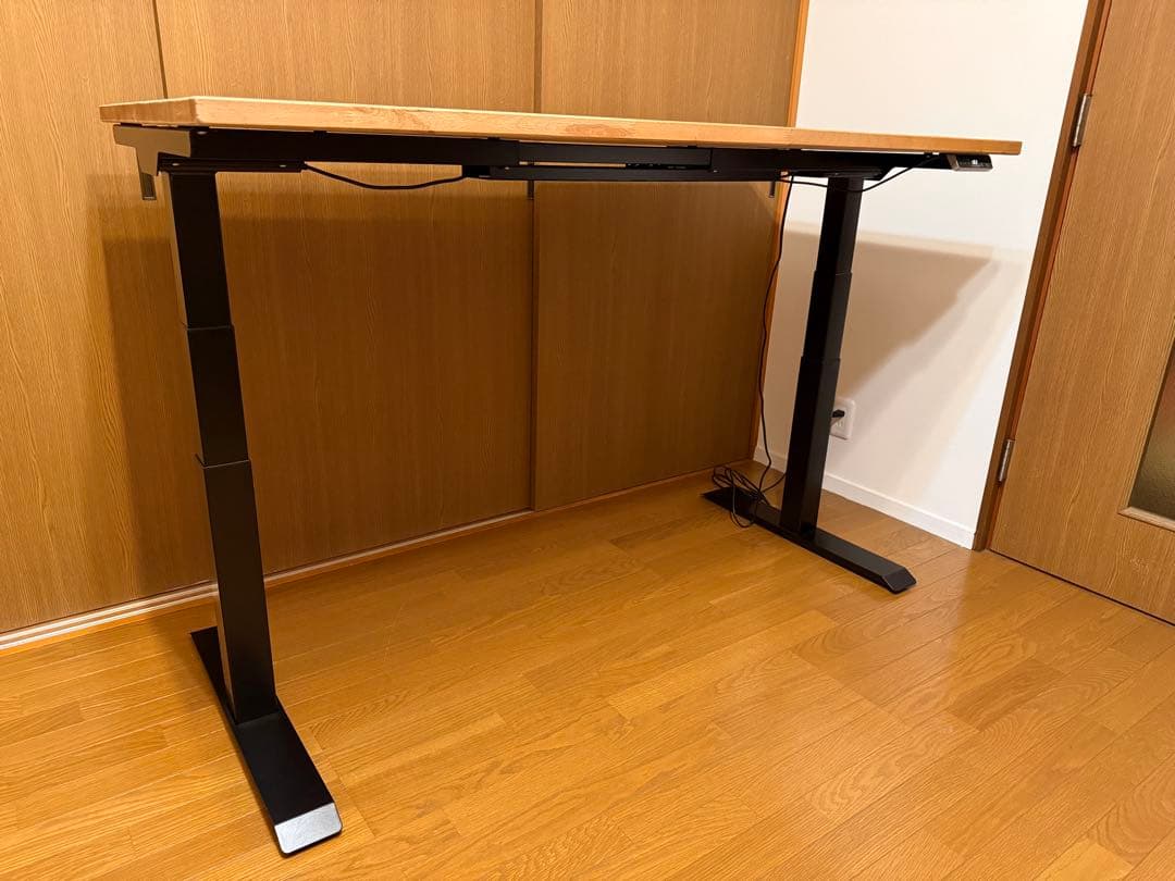 電動デスク Flexispot E7B / IKEA GERTON 天板
