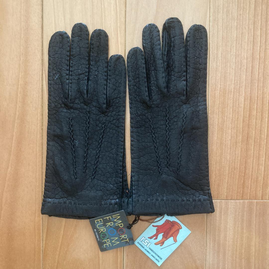 新品タグ付き rsl ドイツ製 カーピンチョ カピバラ 革手袋 レザーグローブ