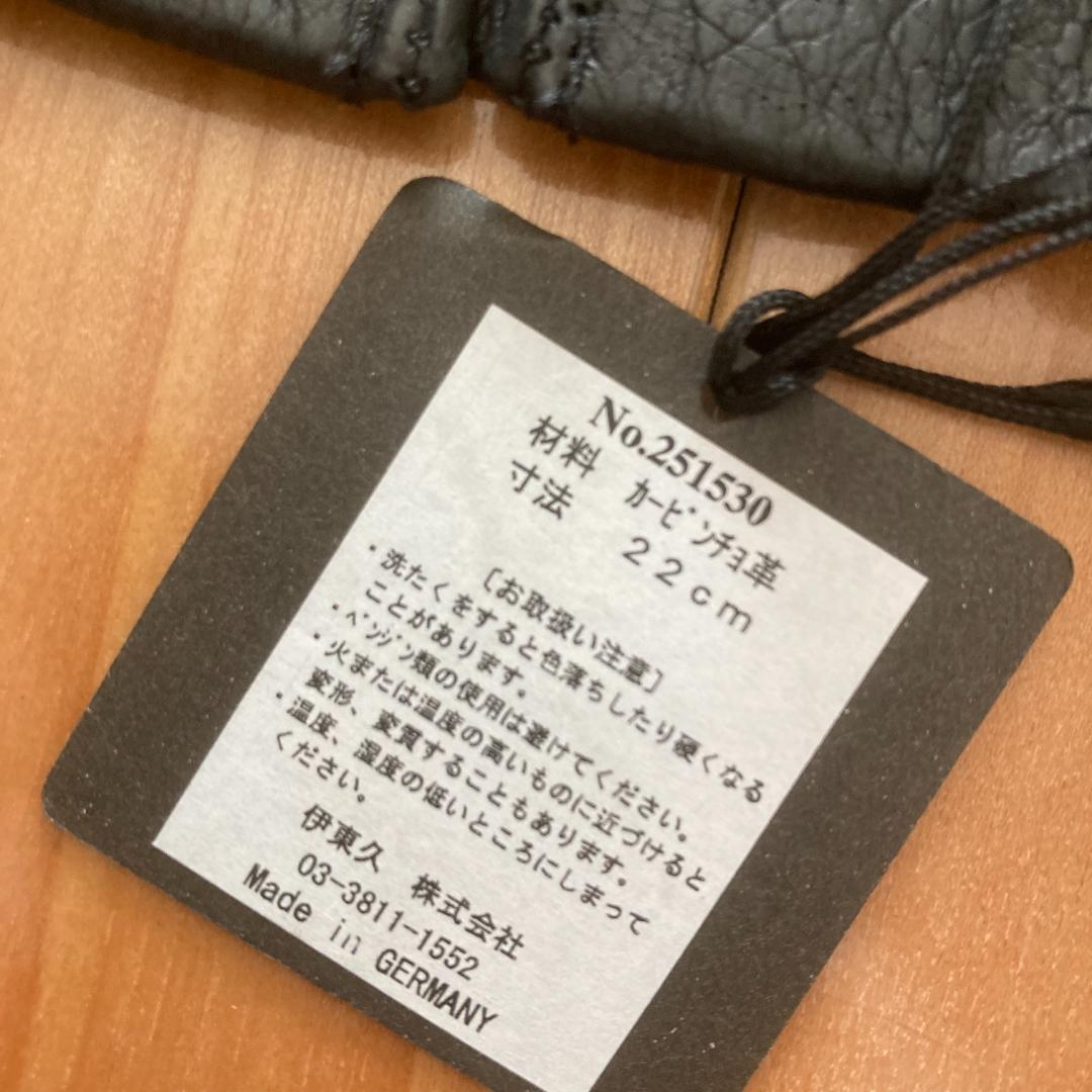 新品タグ付き rsl ドイツ製 カーピンチョ カピバラ 革手袋 レザーグローブ