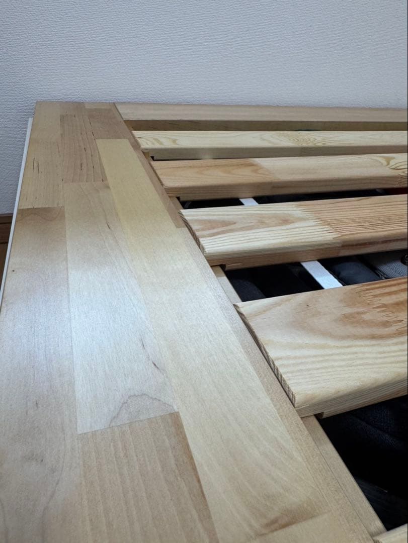 IKEA マンダール クイーンベッド 収納付き