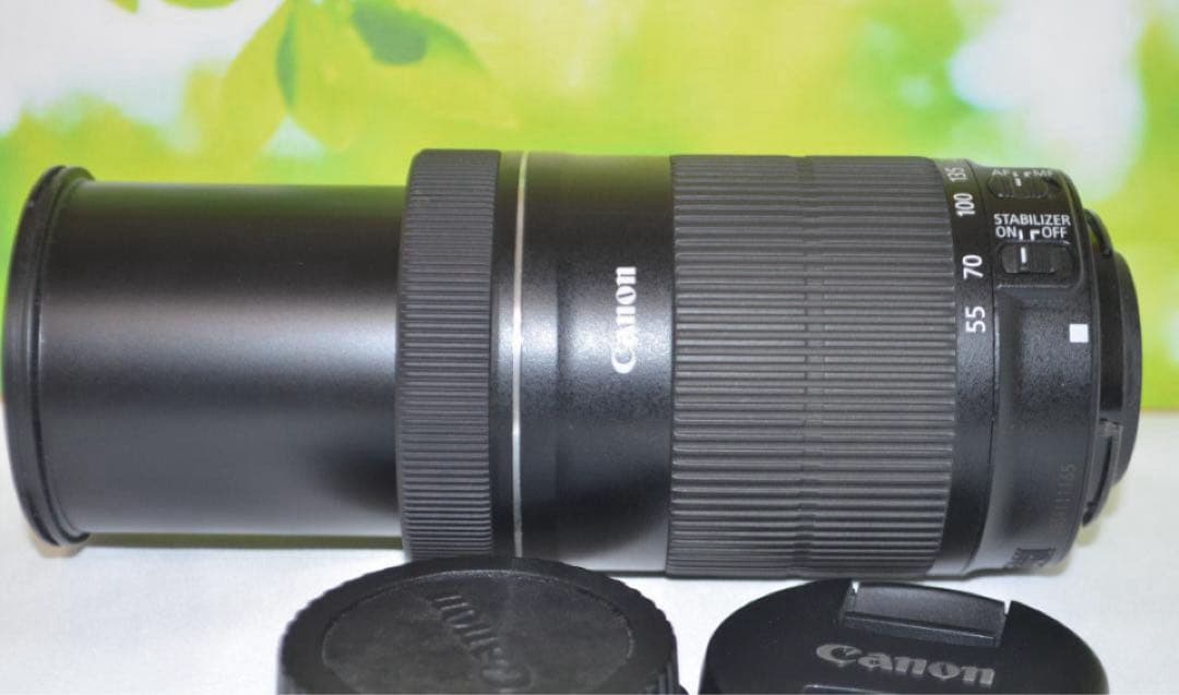 美品❤️超静音レンズ❤️Canon EF-S 55-250mm IS STM