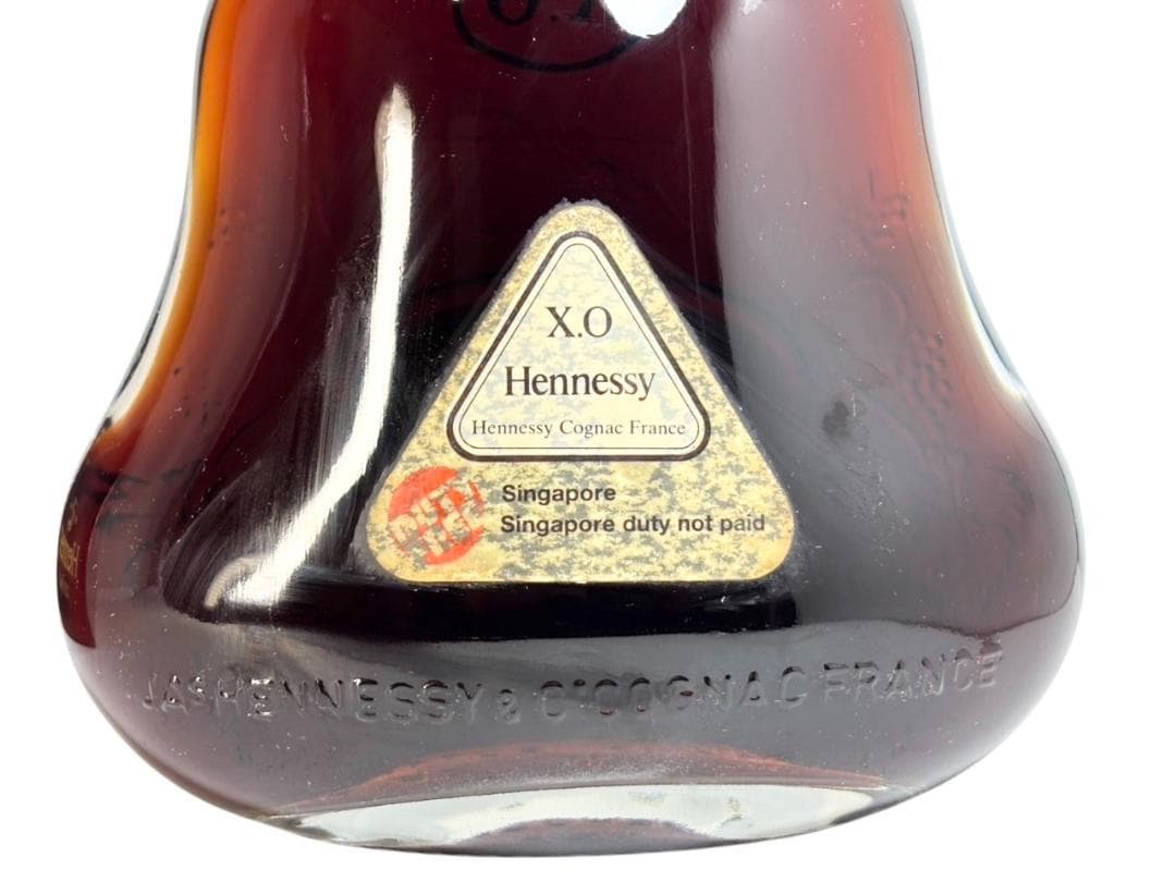 【YSL】ヘネシー XO コニャック クリアボトル 金キャップ