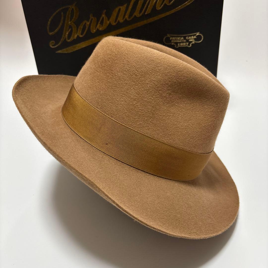 ボルサリーノ　ハット　61 Borsalino 兎　キムタク　ジョニーディップ