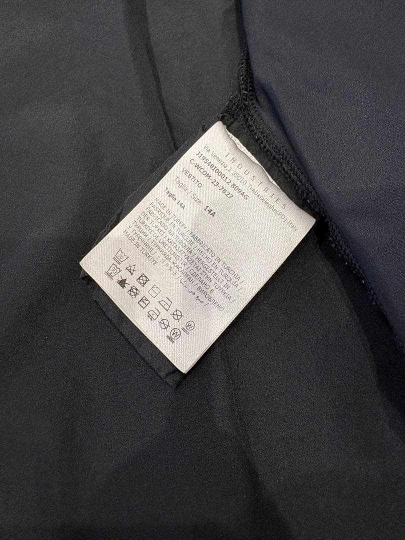 大人着用可能　モンクレール　14y ミニ　ワンピース　MONCLER