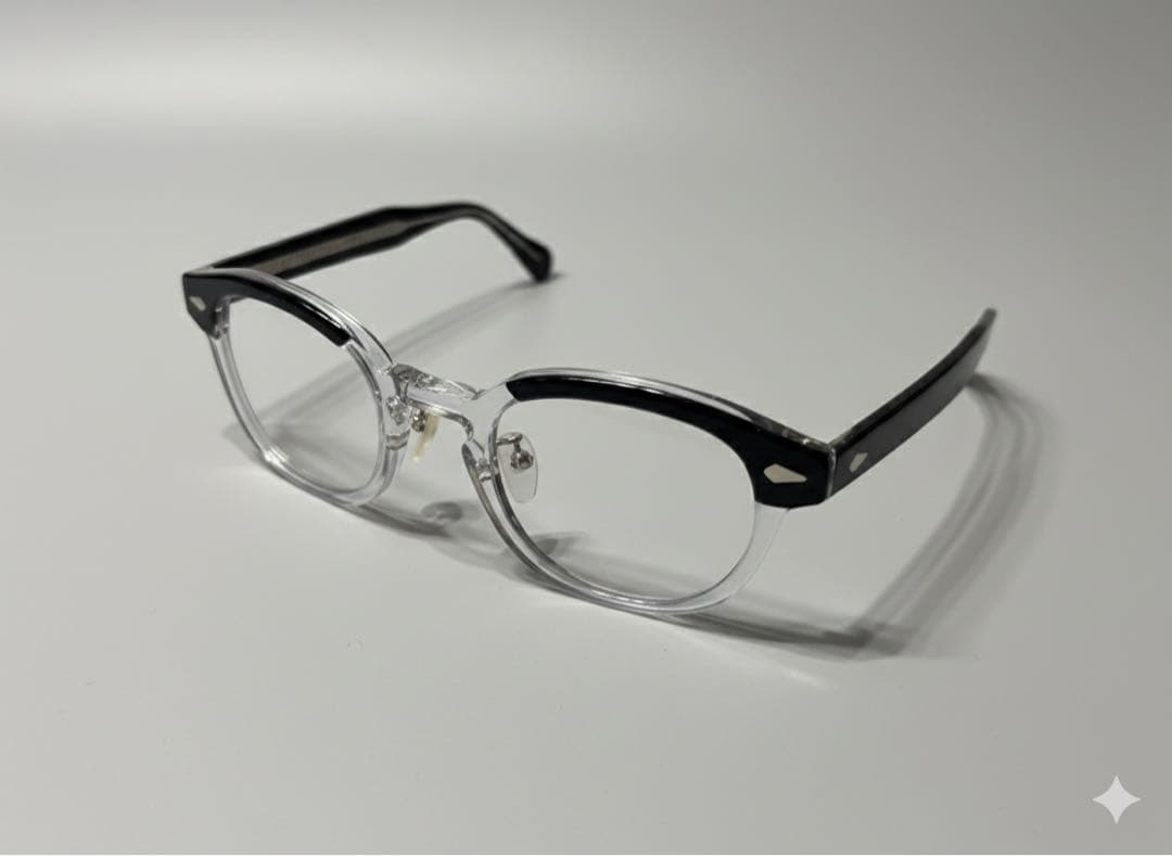 MOSCOT lemtosh 49サイズ black crystal 鼻パッド付