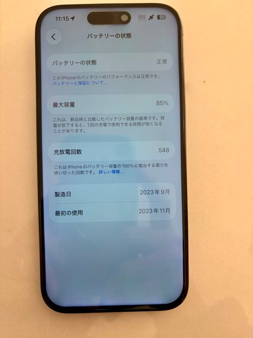壱*織様 Apple iPhone15 pro 256GB ※訳あり