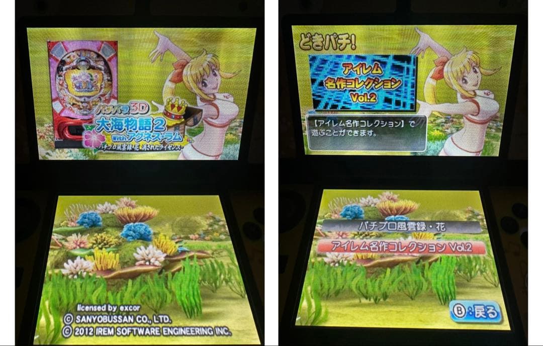 パチパラ　海物語　4本セット　ニンテンドー3DS