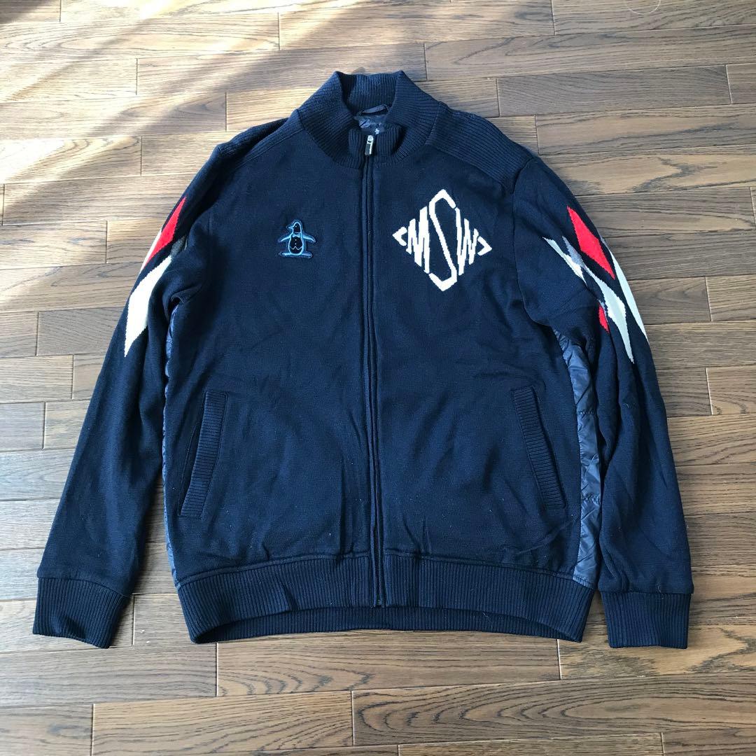 マンシングウェア ハンガリーグースダウンニット　900フィルパワー　ネイビー