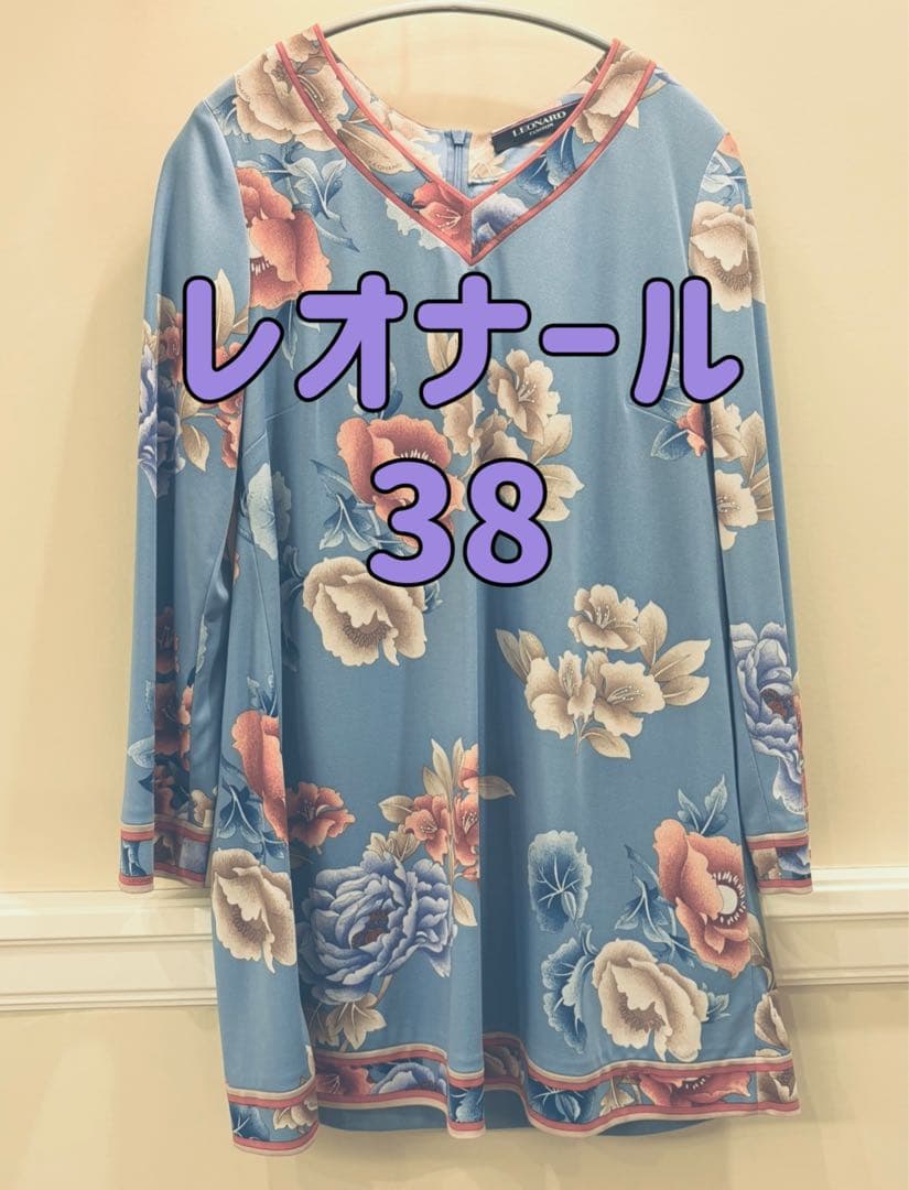 レオナール 備品　花柄チュニック 38