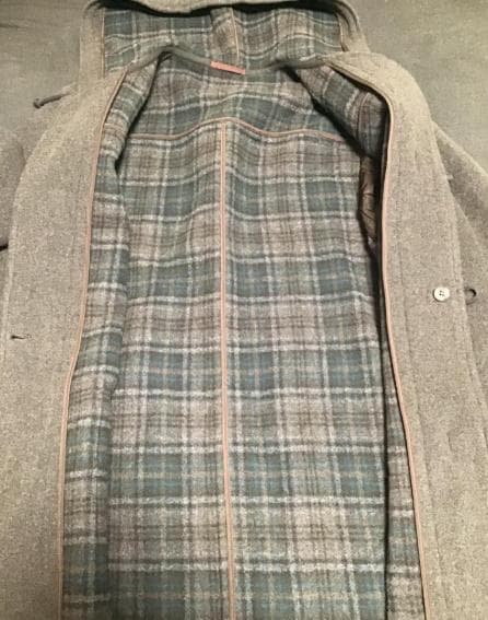 定価13万 M 使用1シーズン Papas パパス ダッフルコート　ウール　茶色