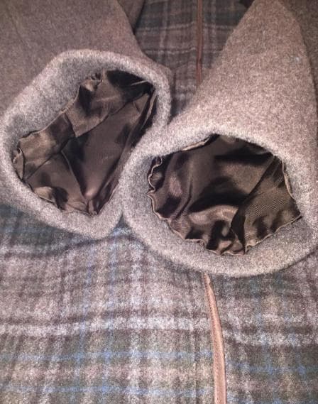 定価13万 M 使用1シーズン Papas パパス ダッフルコート　ウール　茶色