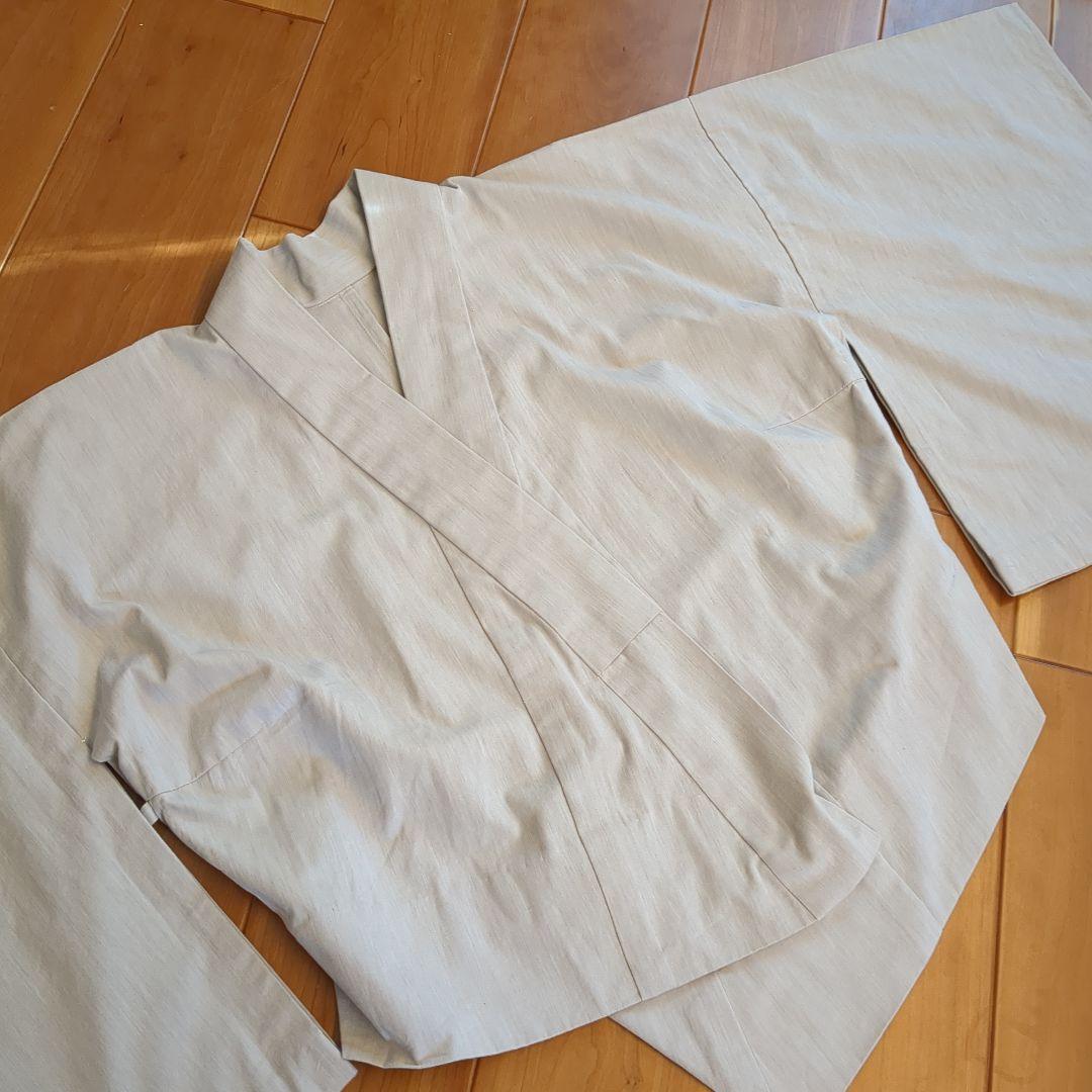 くるり　 2部式デニム着物　グレー 倉敷 児島 平織り 国産デニム